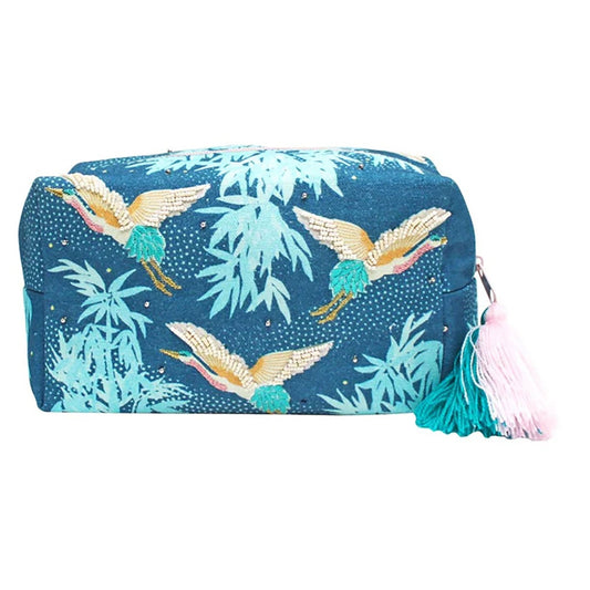 Luxe Crane Cosmetic Bag - For Her - shop_name