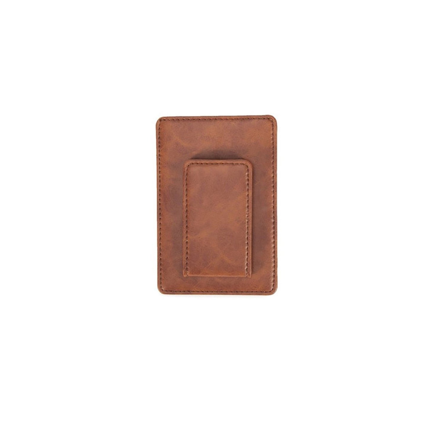 Magnetic Money Clip & Card Case Brown - For Him - shop_name