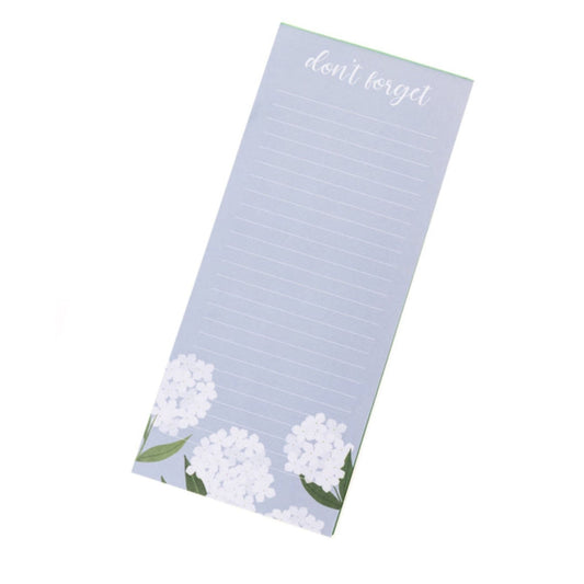 Magnetic Notepad White Hydrangeas - Papergoods - shop_name