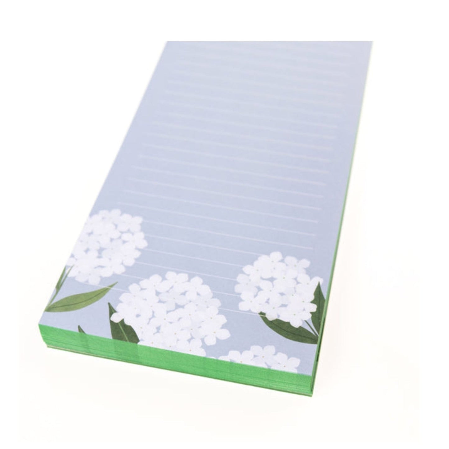 Magnetic Notepad White Hydrangeas - Papergoods - shop_name