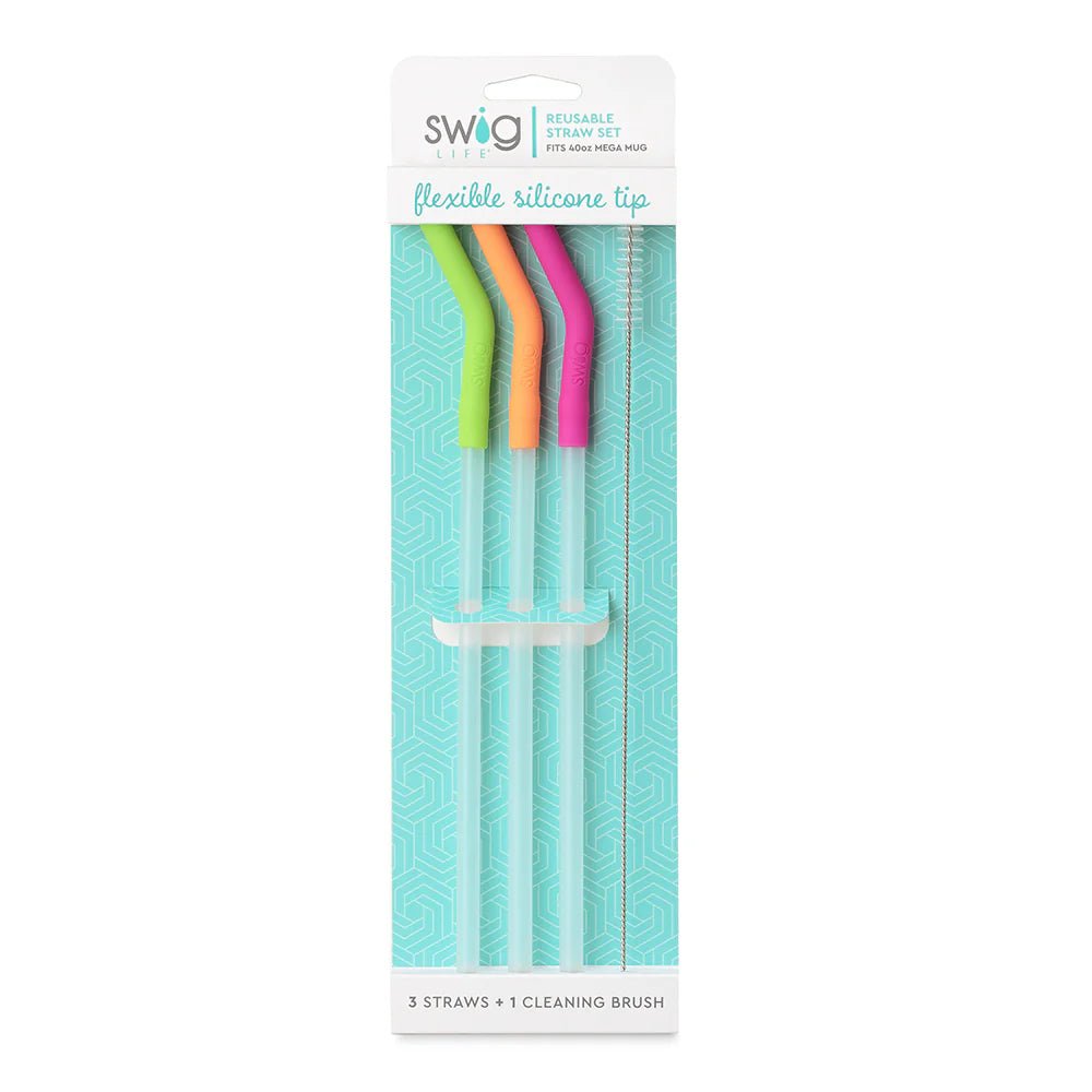 Mega Mug Straws Neon - Lunch - shop_name