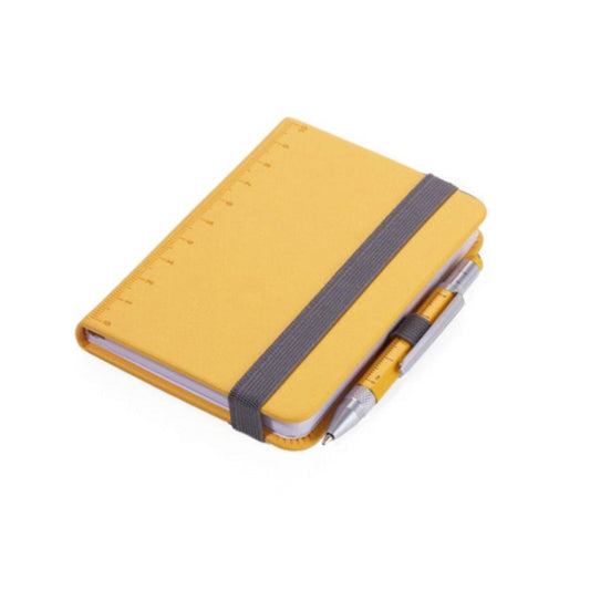 Journal recouvert de tissu avec stylo - Hortensia 6 x 8