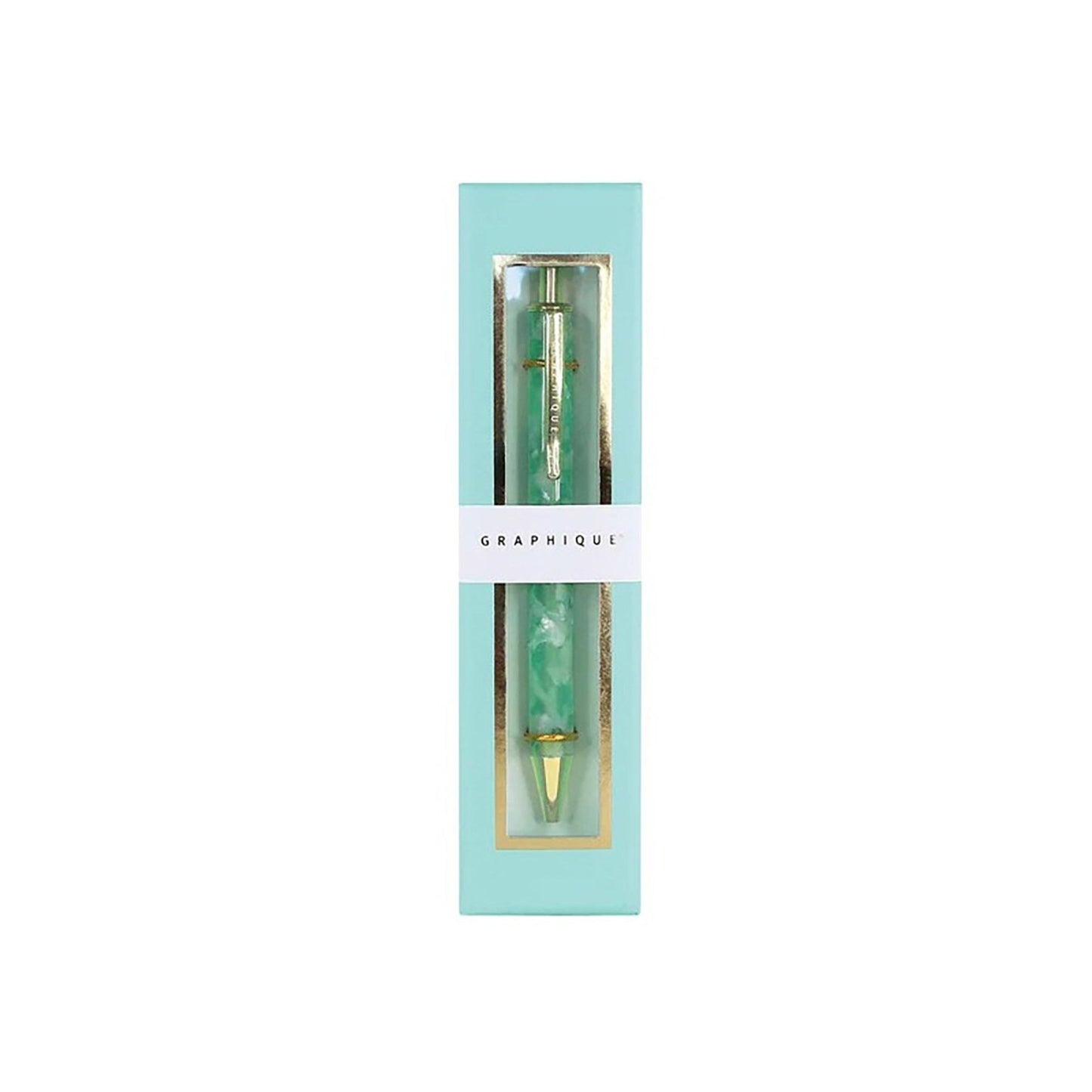 Mint Glitter Deluxe Pen - Papergoods - shop_name
