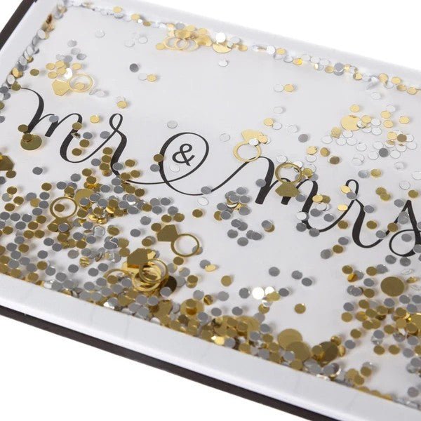 Mr & Mrs shaking Glitter - Papergoods - shop_name