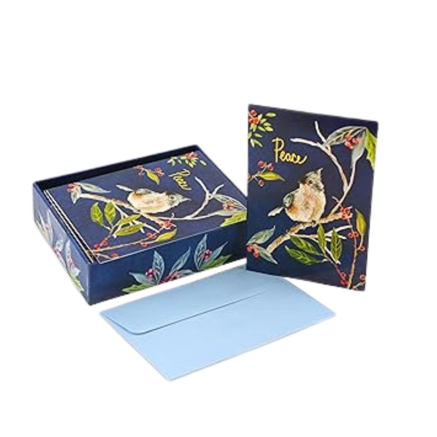 Evening Songbird Holiday Cards