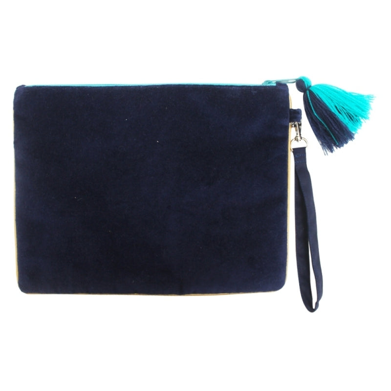 Luxe Peacock Pouch