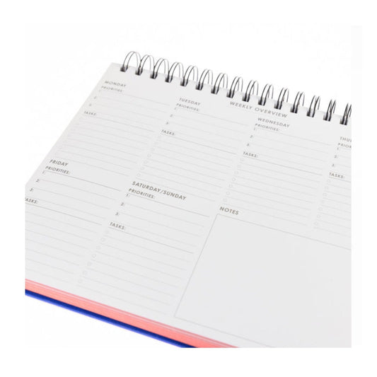 Peanuts® Fabric - Covered Spiral Weekly Desk Pad - Papergoods - shop_name