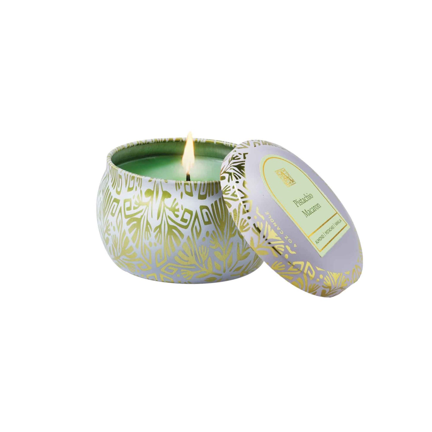 Pistachio Macaron - Tin Candle