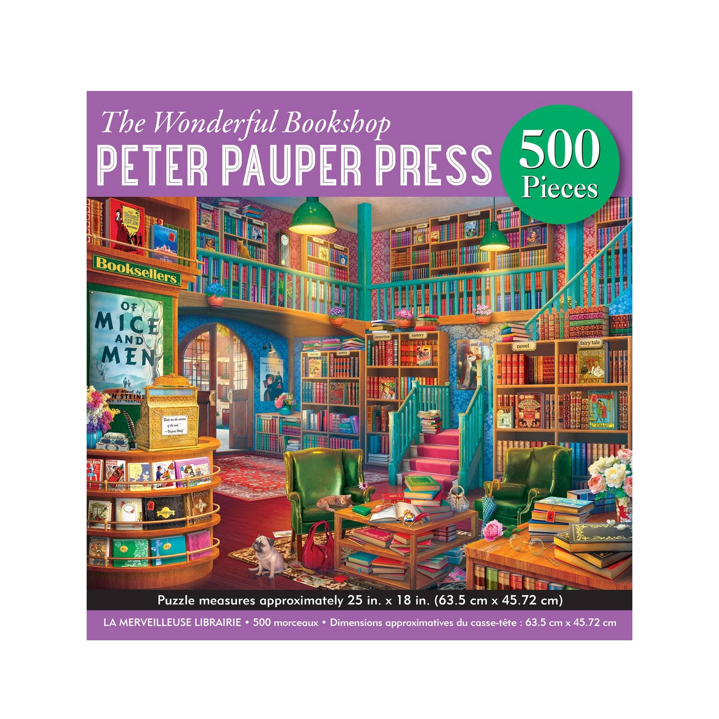 The Wonderful Bookshop 500 Piece Puzzle