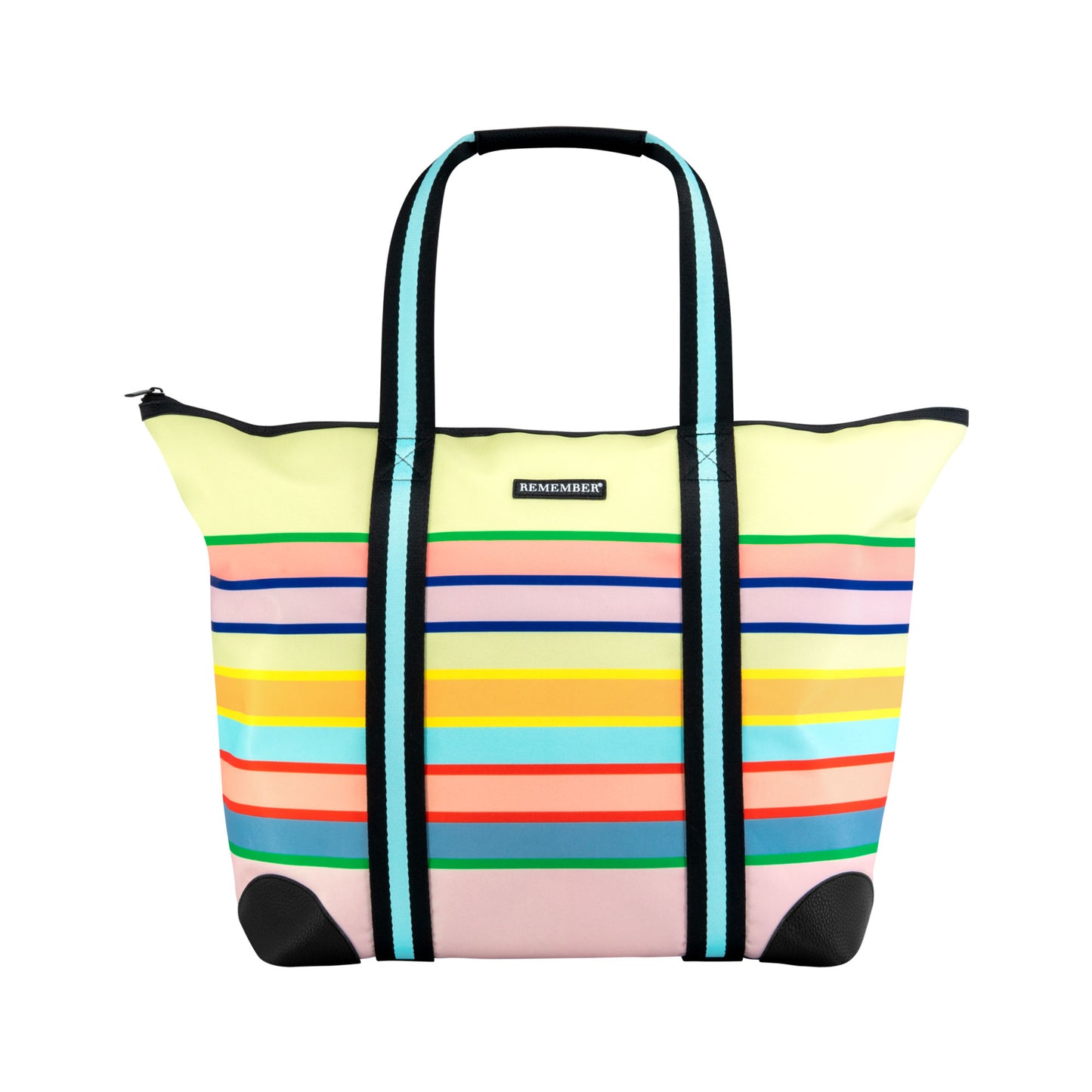 Sac fourre-tout en toile à pois noirs