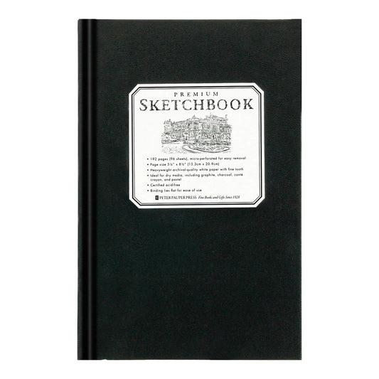 Small Black Premium Sketchbook - shop_name