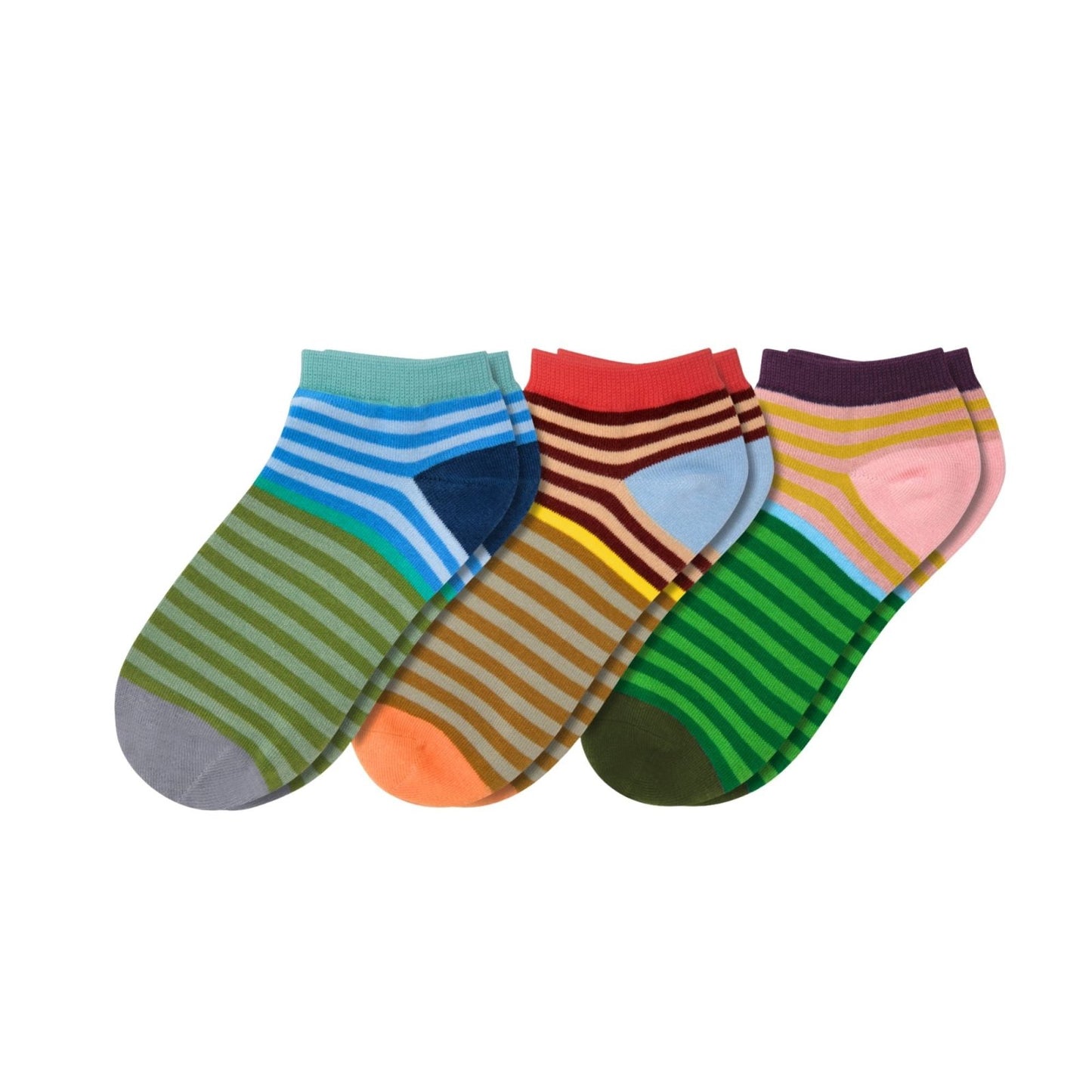 Sneaker socks fine stripes - Set of 3 - For Him - shop_name