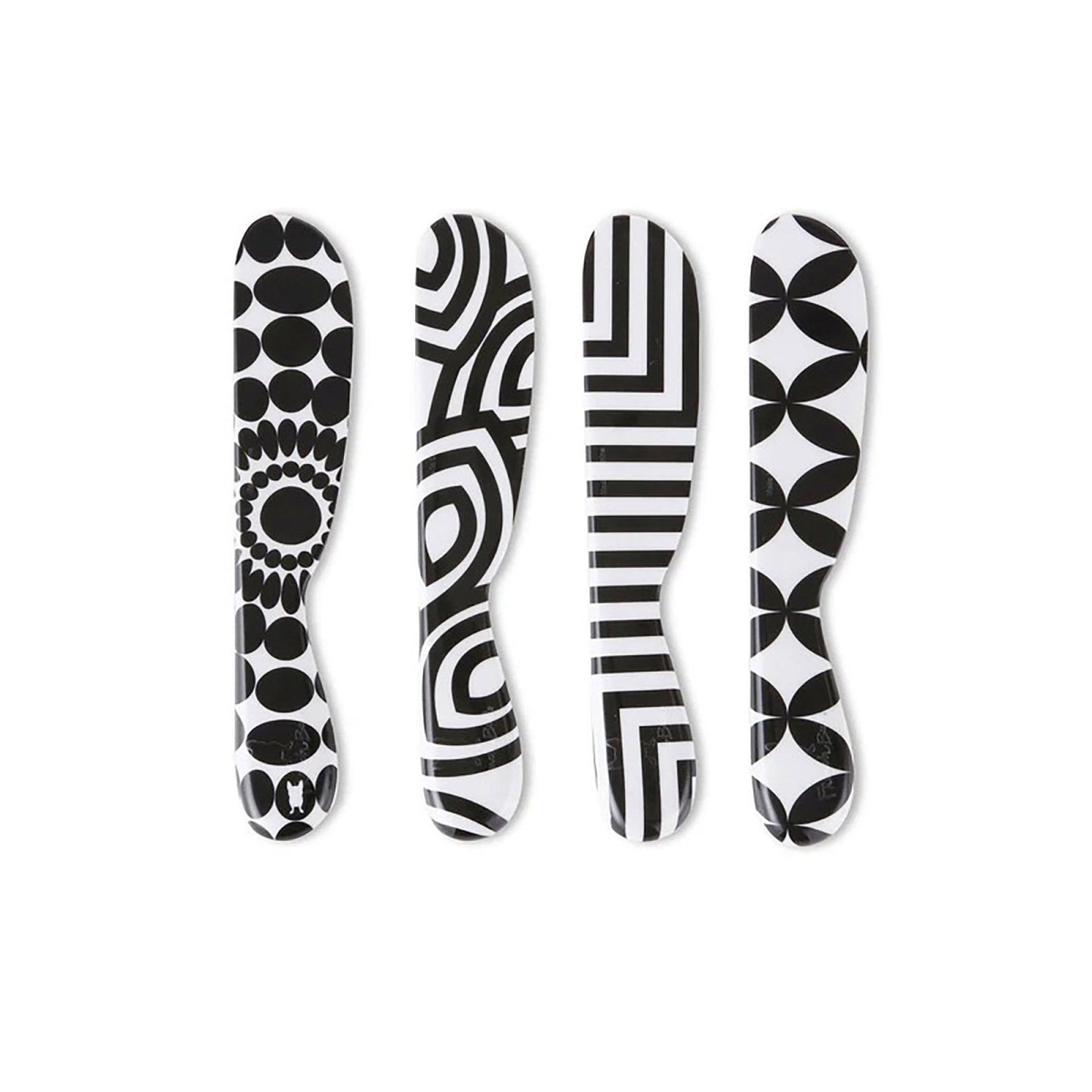 Spreader Set of 4 - Black & White - Living - shop_name