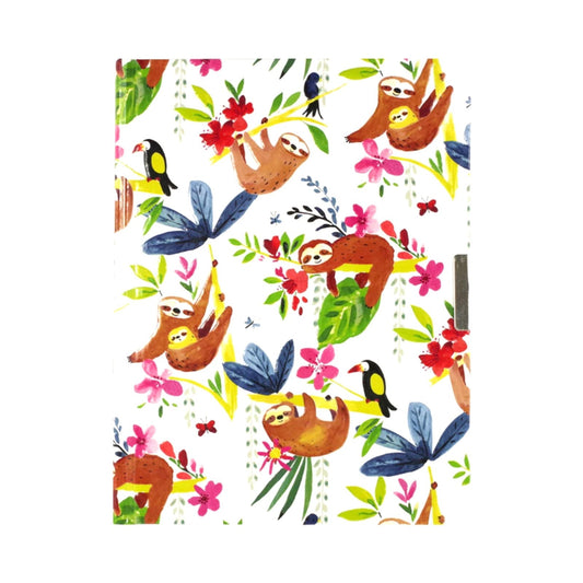 Swinging Sloths Locking Journal - Papergoods - shop_name