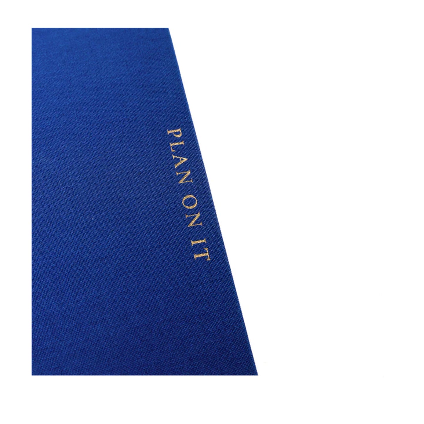 Cobalt Blue 6 x 8 Fabric-Covered Journal with Magnetic Bookmarks