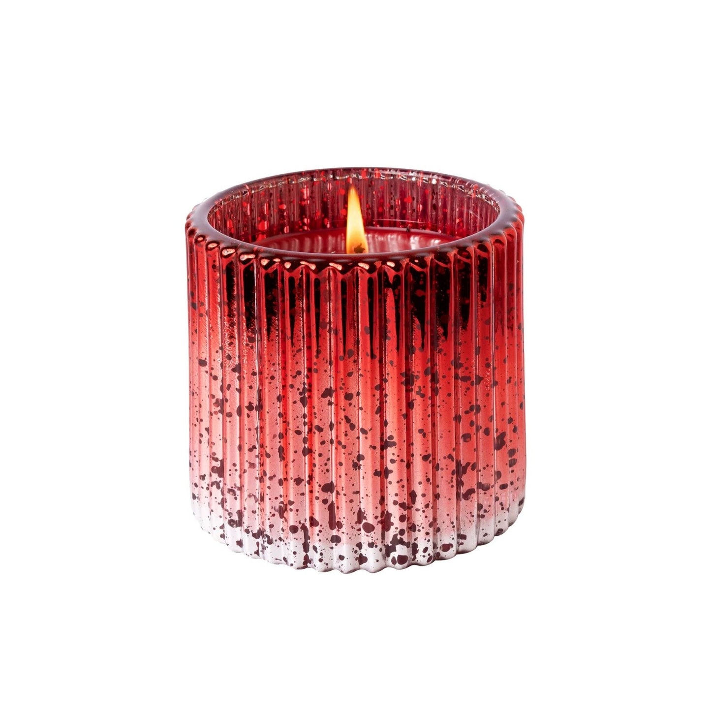 The Smell of Christmas - Plaid Ribbed Glass Candle - Candle - shop_name