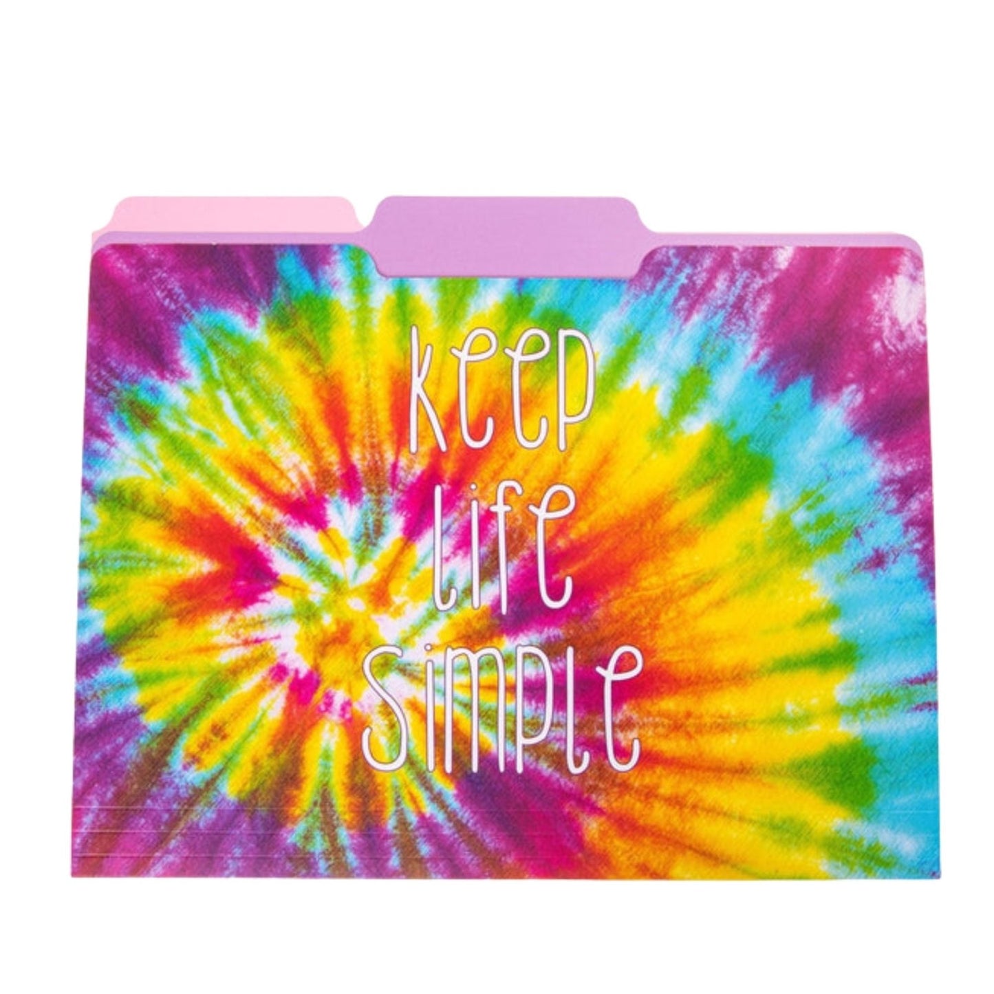 Tie Dye File Folder Set - Papergoods - shop_name