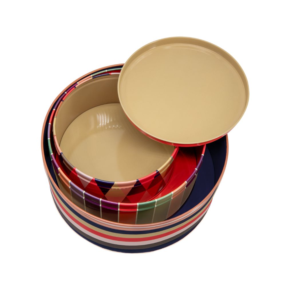 Tin can set 'Klara', set of 3