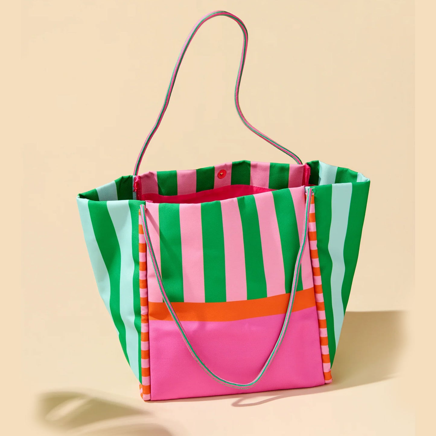 Sac fourre-tout en toile à pois noirs