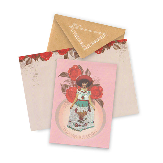 True Colors boxed note cards with decorative artwork for thoughtful messages