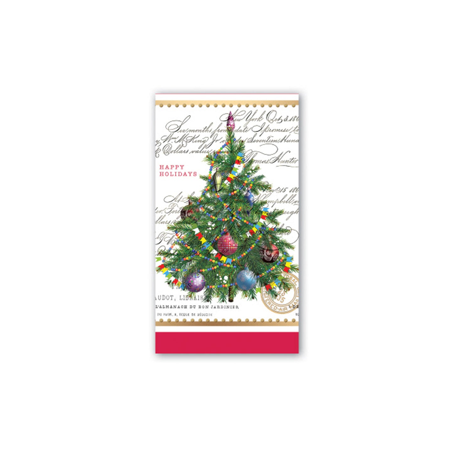 Winter White Hostess Napkins