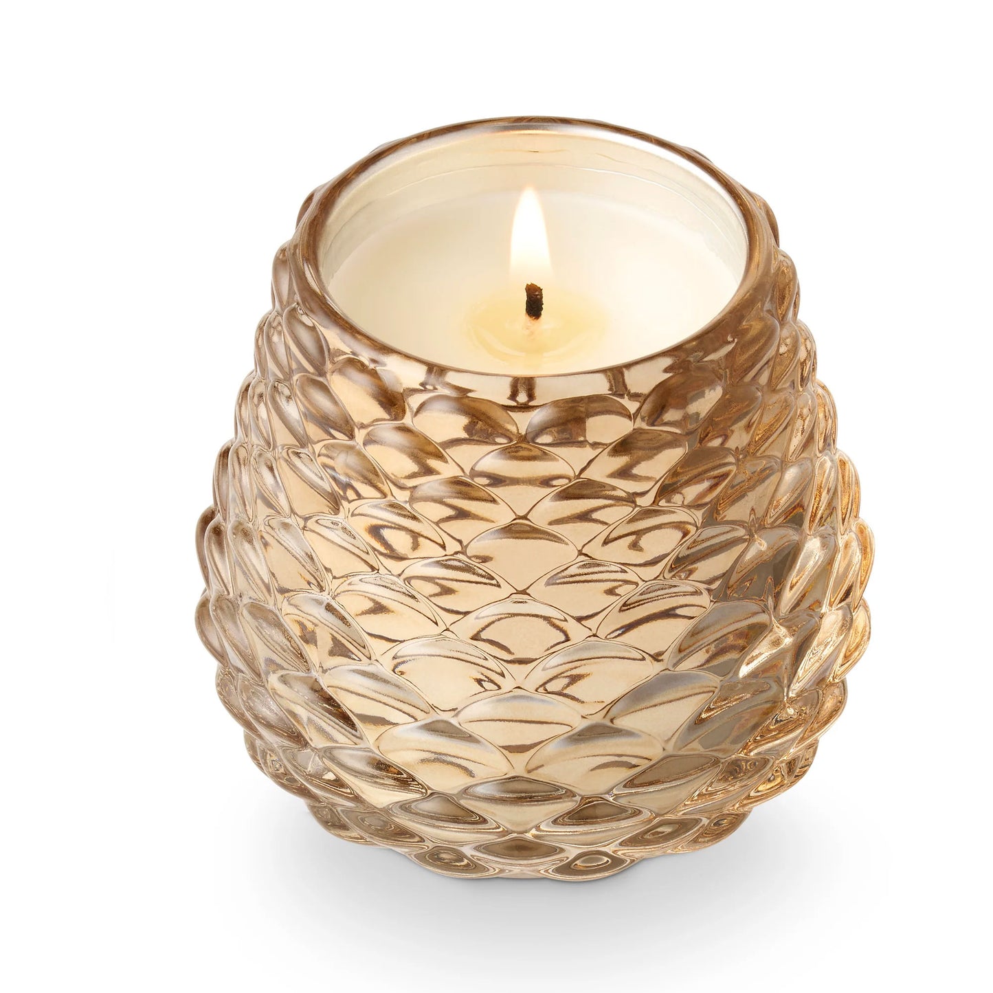 Woodfire Pinecone Glass Candle
