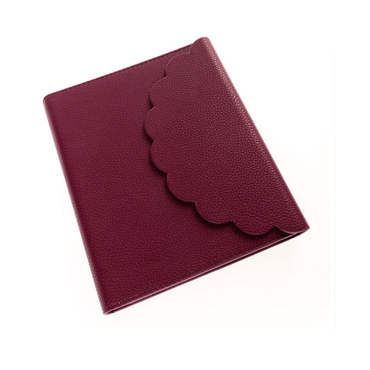 Plum Red 6 x 8  Wrap Journal