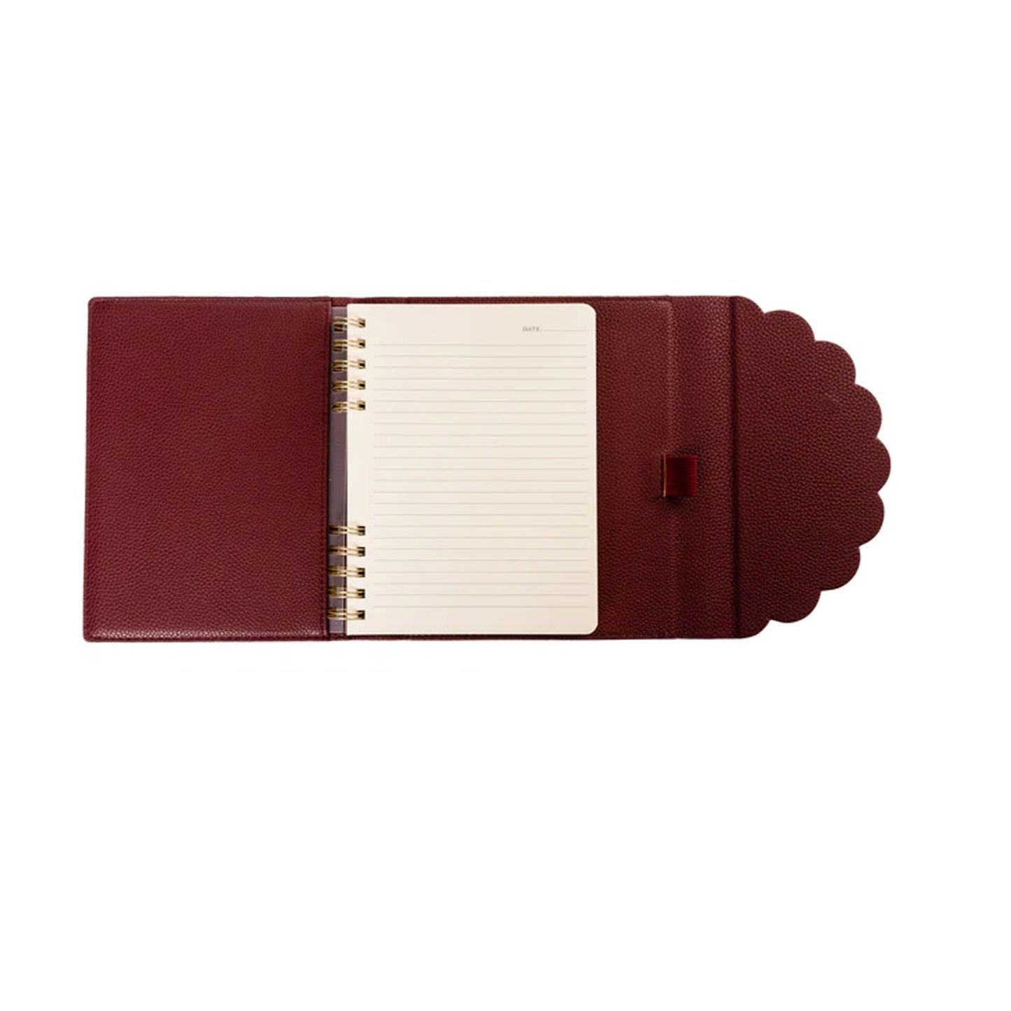 Plum Red 6 x 8 Wrap Journal