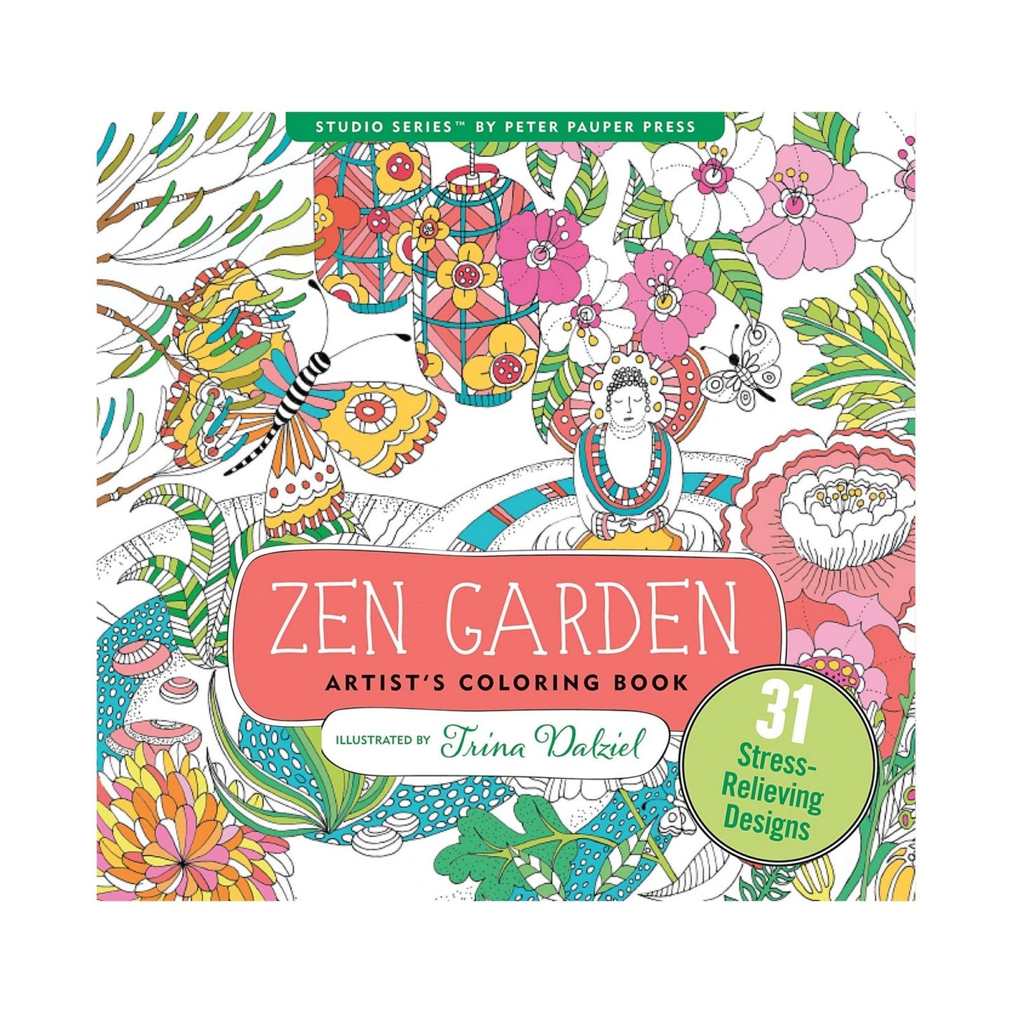 Zen Garden Artist's Coloring Book - Papergoods - shop_name