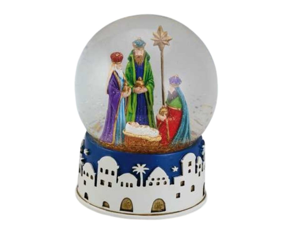 Nativity snow globe