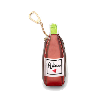 Bag Charm  & Bag - Wine