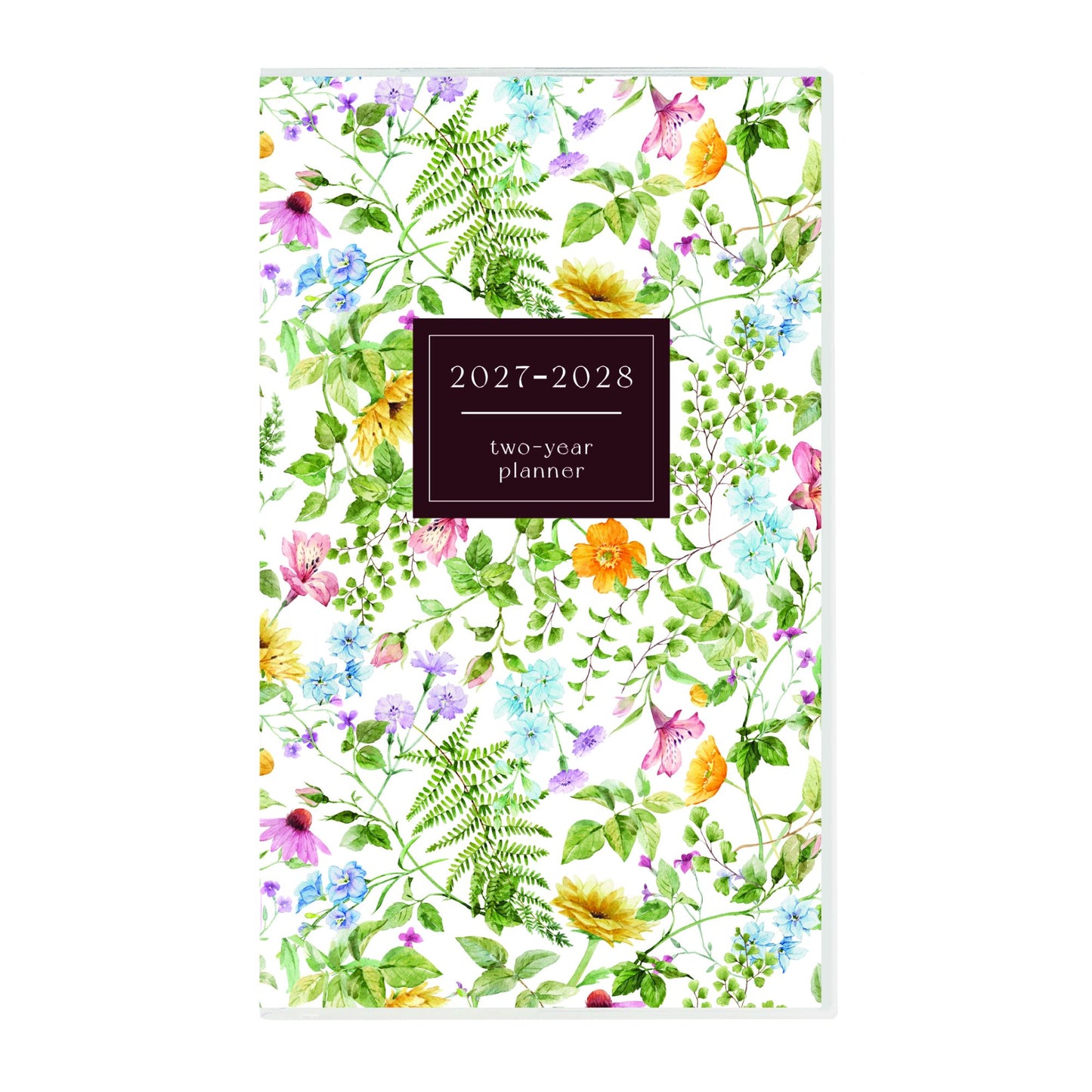 Floral 2-Year Pocket Planner 2027/2028
