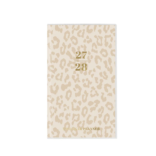 Agenda de poche 2 ans à motif floral vintage