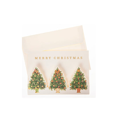 Christmas Tree Trio Holiday Boxed Card