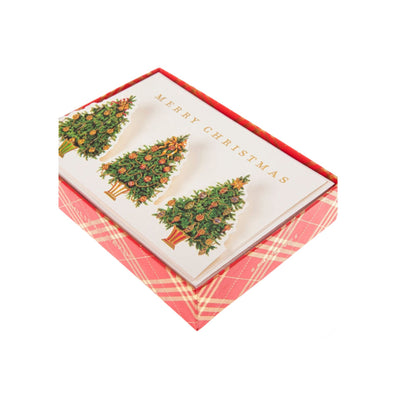 Christmas Tree Trio Holiday Boxed Card