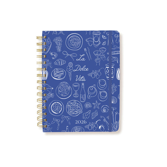 Dolce Vita 6 x 8 18-Month Hardbound Spiral Planner