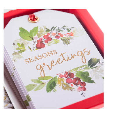 Holly and Berries Holiday Gift Tag Box Set