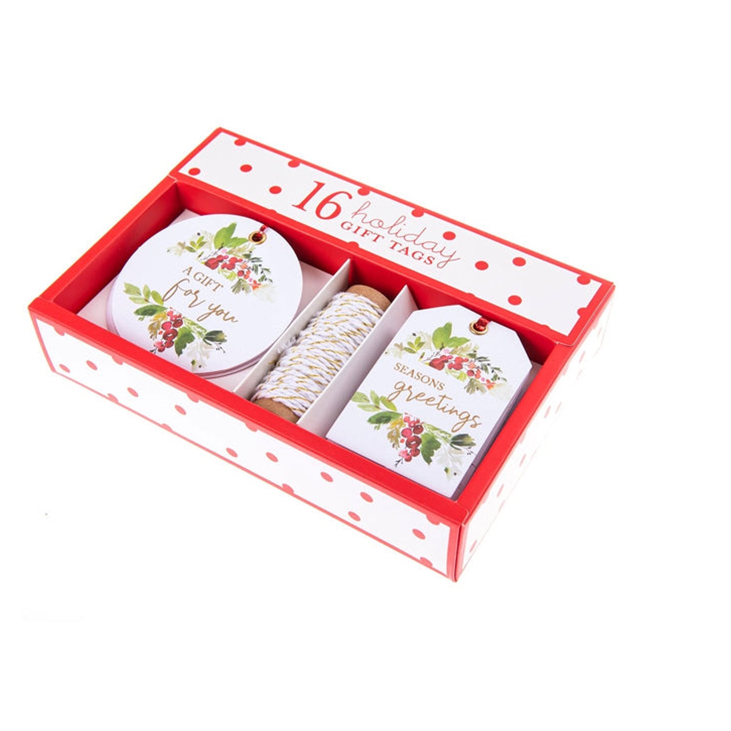 Holly and Berries Holiday Gift Tag Box Set