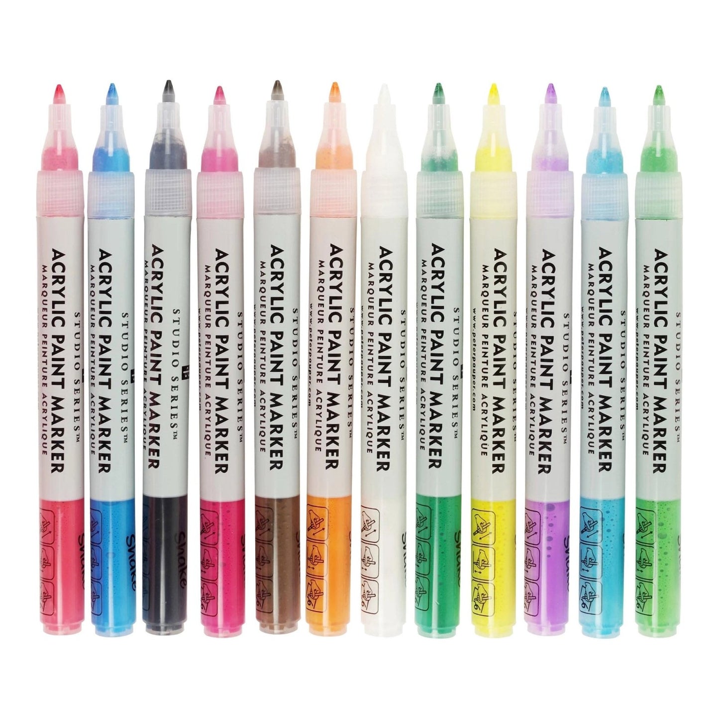 Acrylic Paint Markers (Set of 12) - shop_name