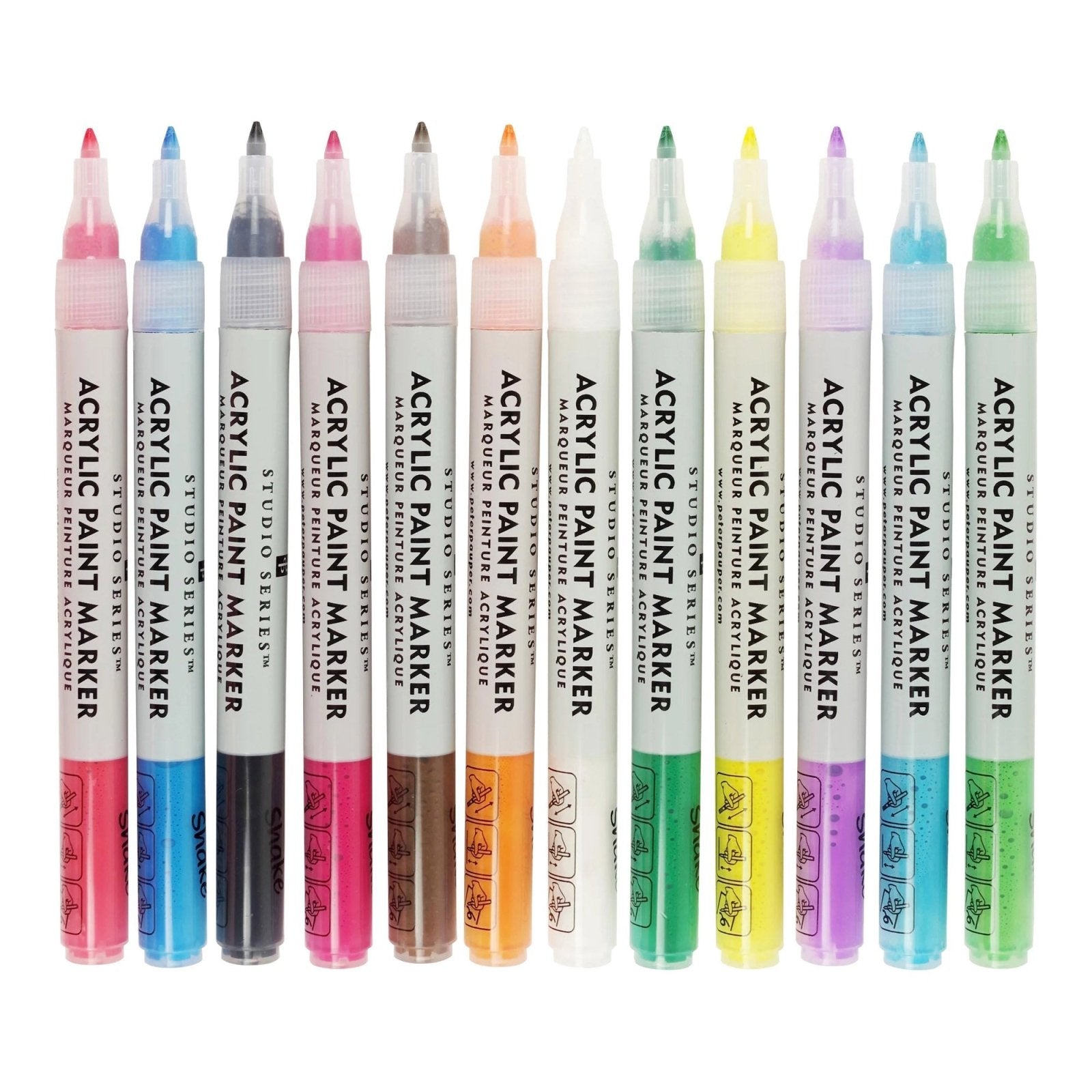 Acrylic Paint Markers (Set of 12) - shop_name