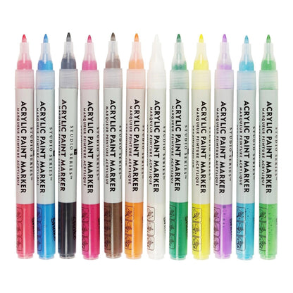 Acrylic Paint Markers (Set of 12) - shop_name