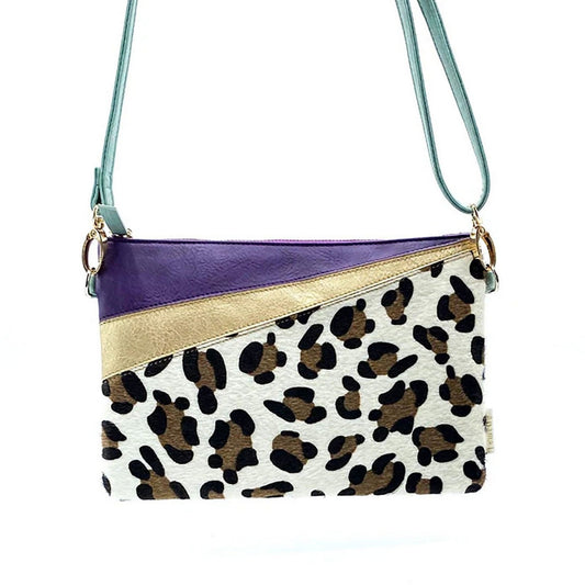 Animal Print Purple Leopard Print Clutch - For Her - shop_name