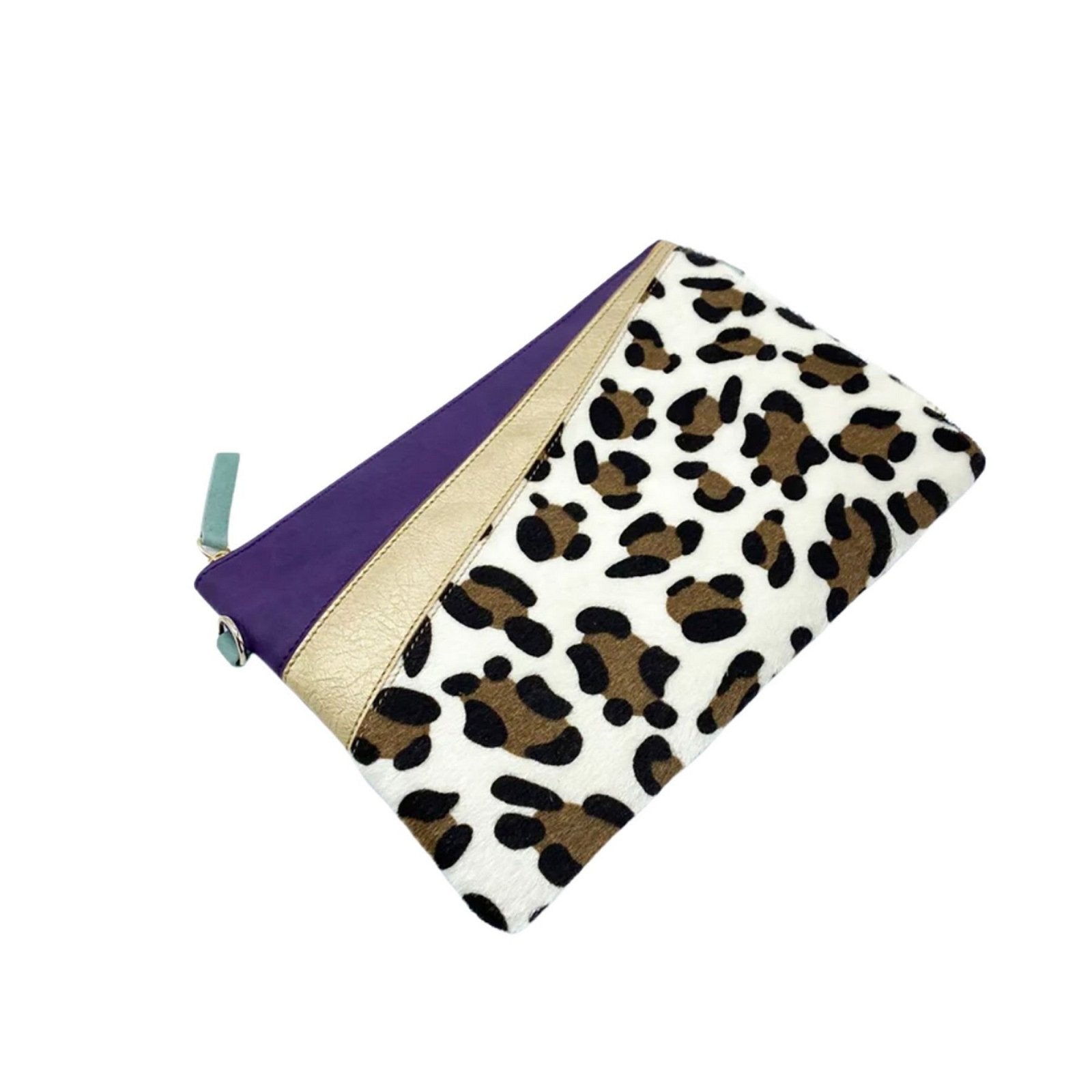 Animal Print Purple Leopard Print Clutch - For Her - shop_name