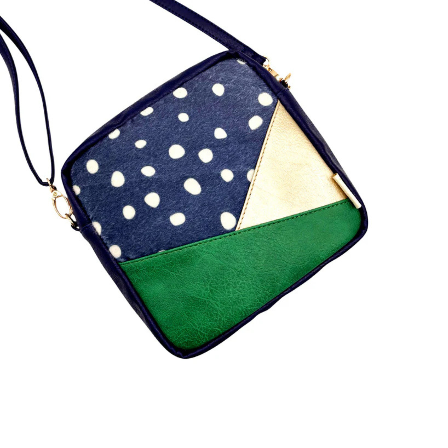 Spotty Print Mini Square Bag