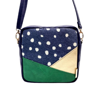 Spotty Print Mini Square Bag