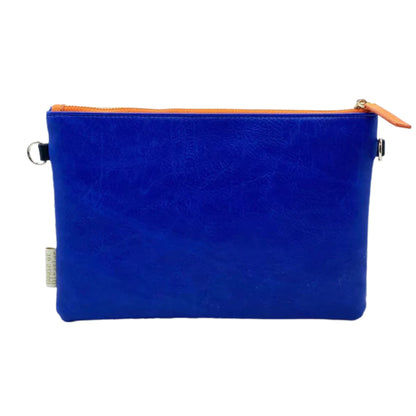 Animal Print Blue Zebra Print Clutch