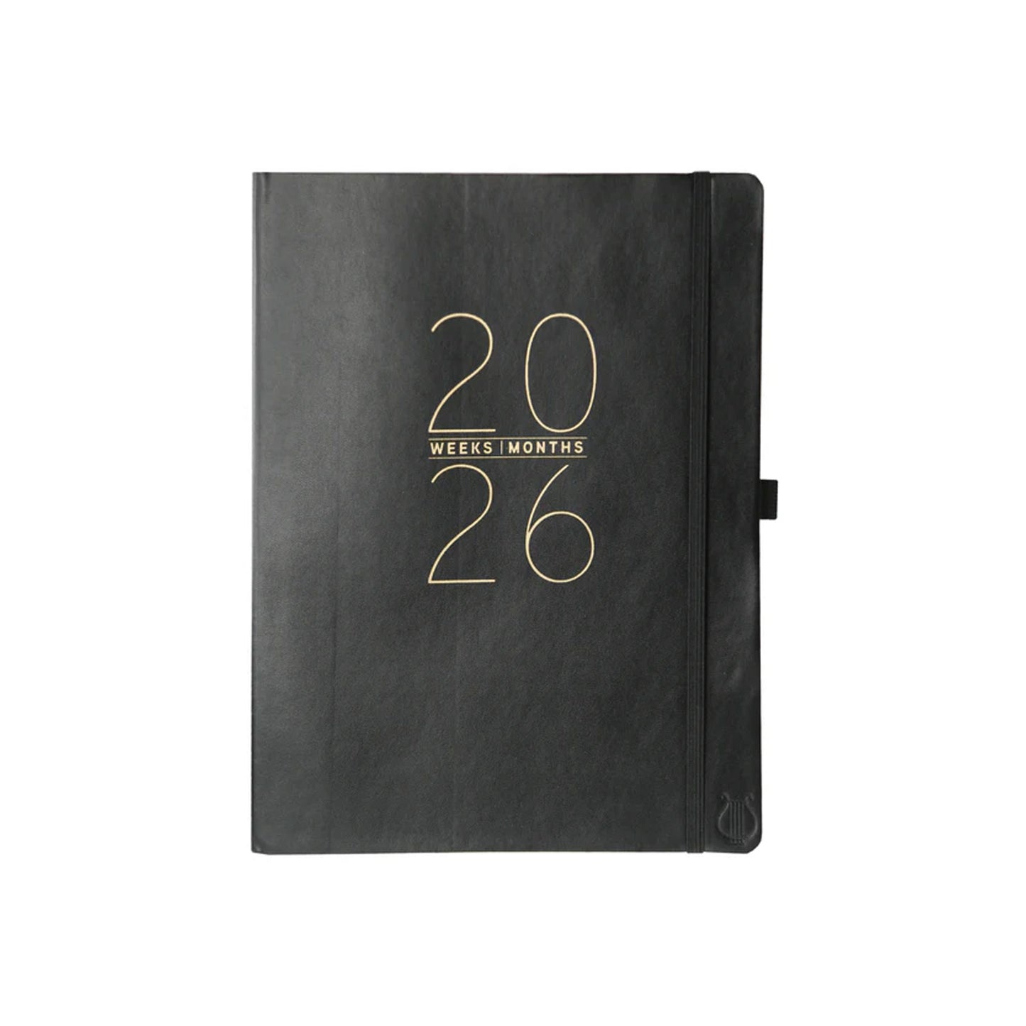 Journal recouvert de tissu avec stylo - Hortensia 6 x 8