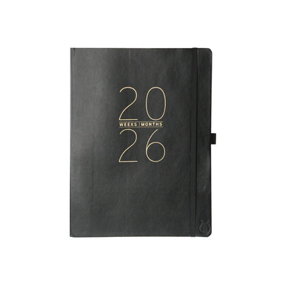 Journal recouvert de tissu avec stylo - Hortensia 6 x 8