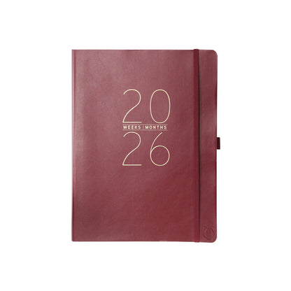 Journal recouvert de tissu avec stylo - Hortensia 6 x 8
