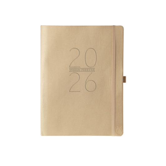 Apollo Collection Gold 8 x 10 18-Month Planner